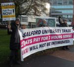 Salford University One Day Strike